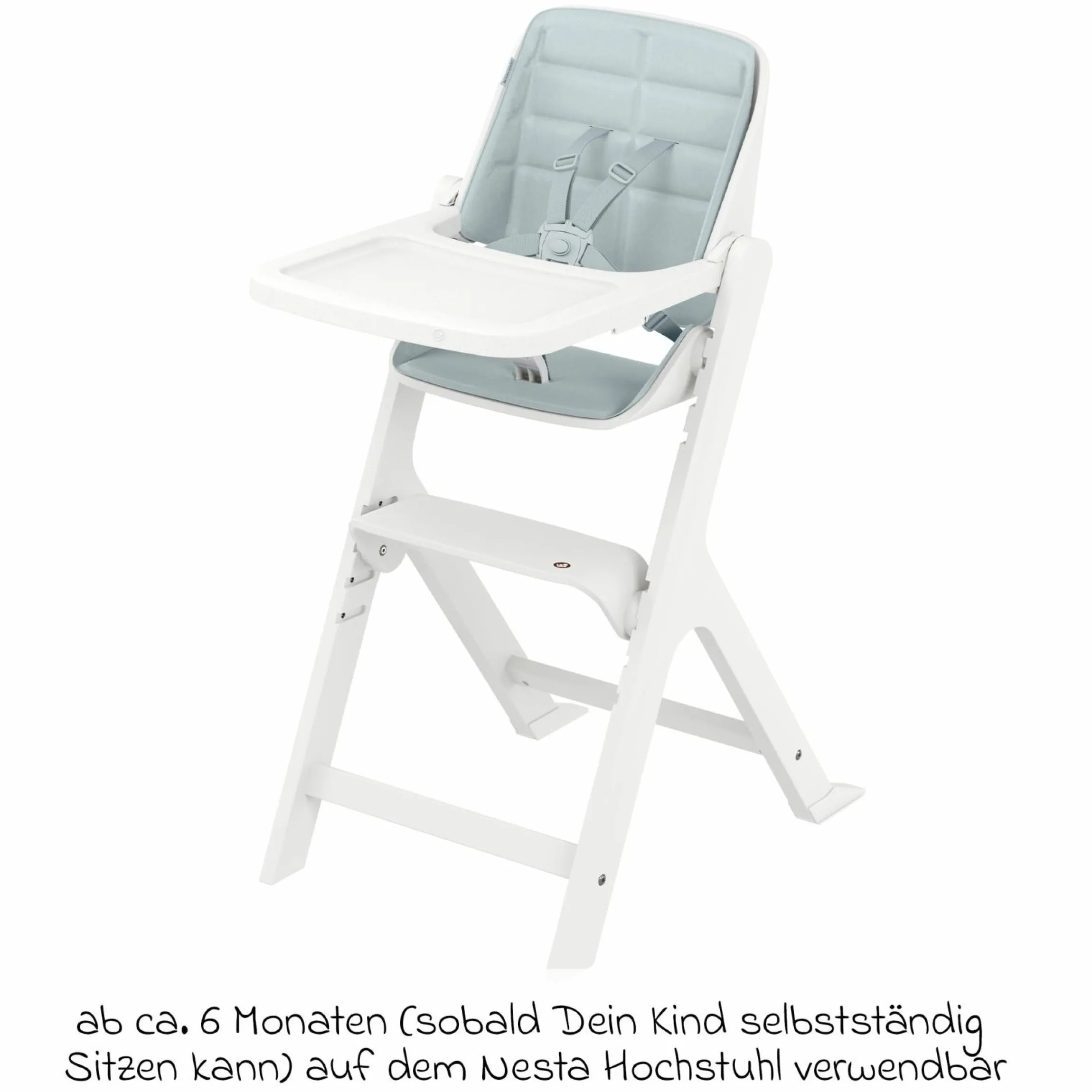 Baby- und Kleinkindset für Nesta Hochstuhl ab 6 Monate - 3 Jahre - Beyond Sky Grey - Kollektion 2025
