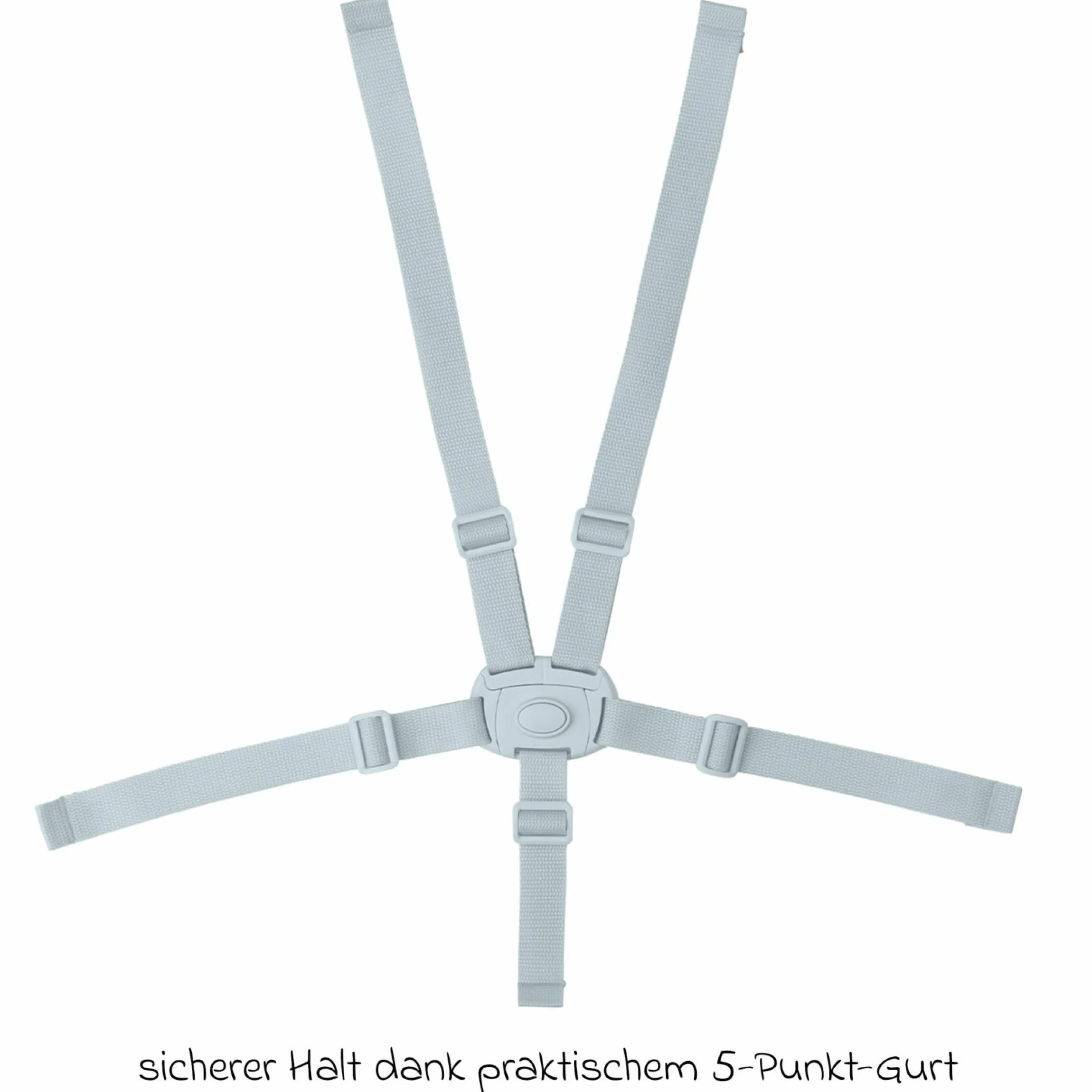 Baby- und Kleinkindset für Nesta Hochstuhl ab 6 Monate - 3 Jahre - Beyond Sky Grey - Kollektion 2025