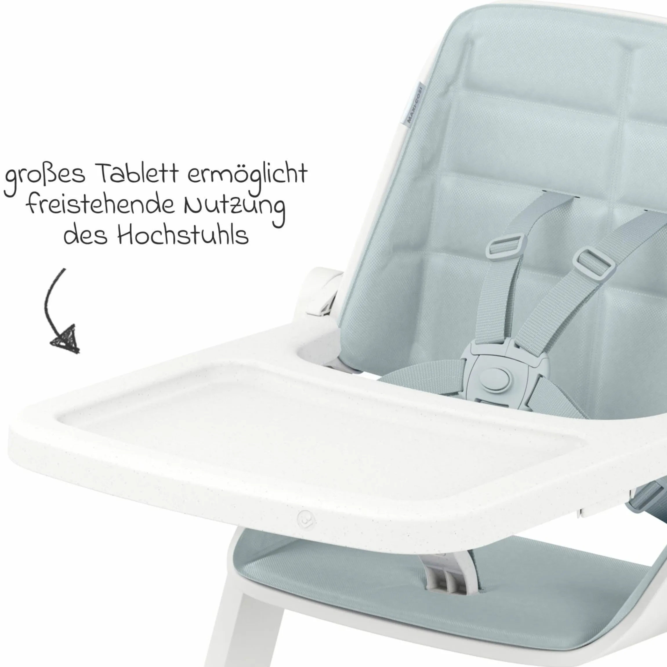 Baby- und Kleinkindset für Nesta Hochstuhl ab 6 Monate - 3 Jahre - Beyond Sky Grey - Kollektion 2025