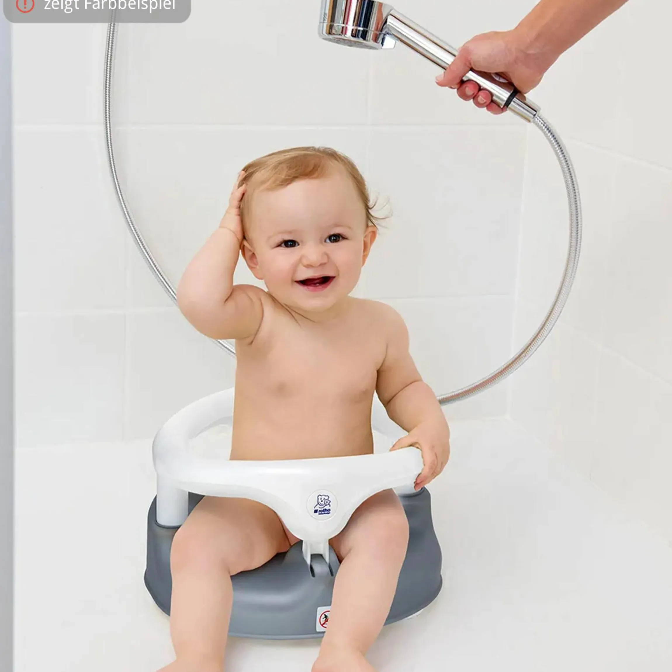Baby-Badesitz aufklappbar - Sage Green