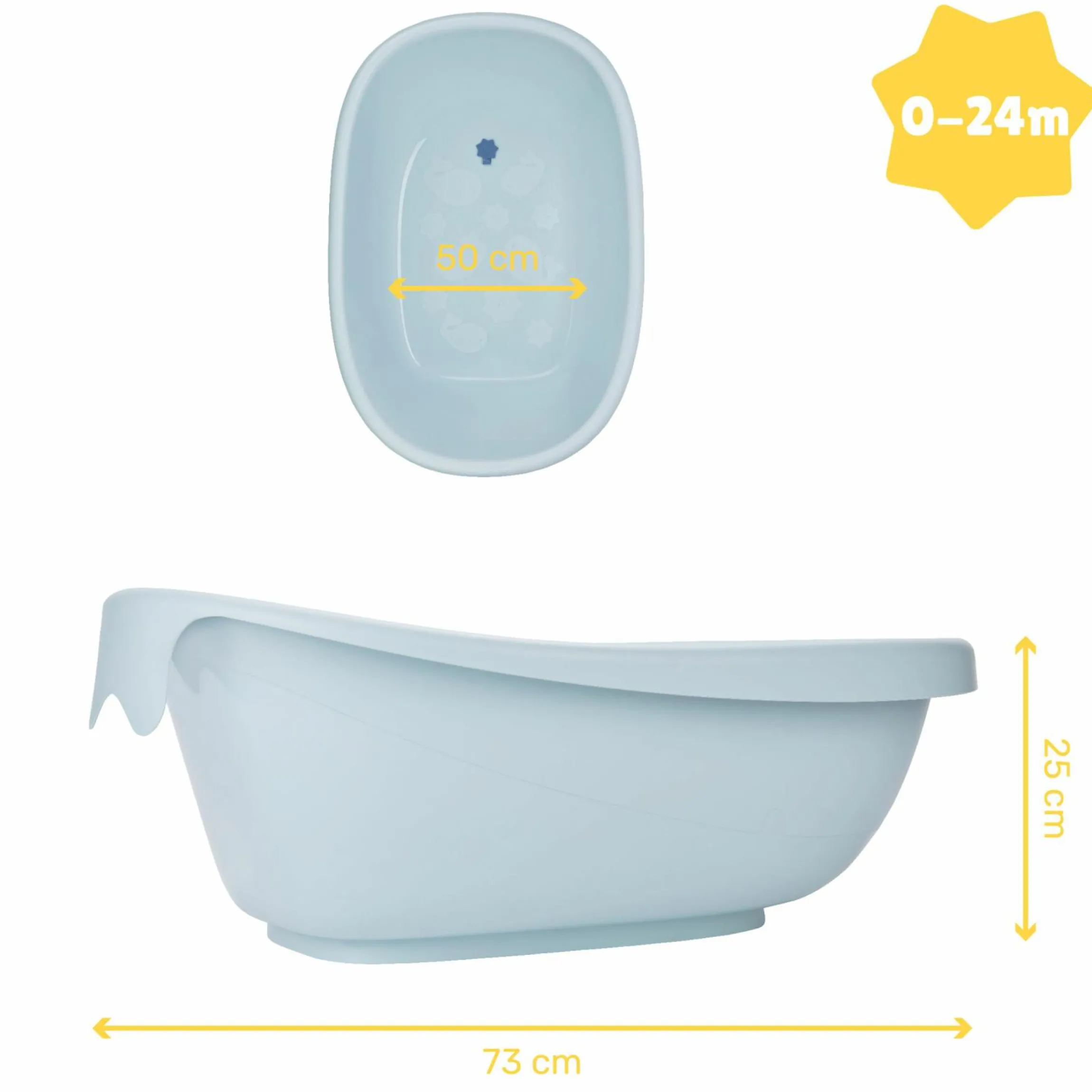 Baby-Badewanne - Kleiner Wal