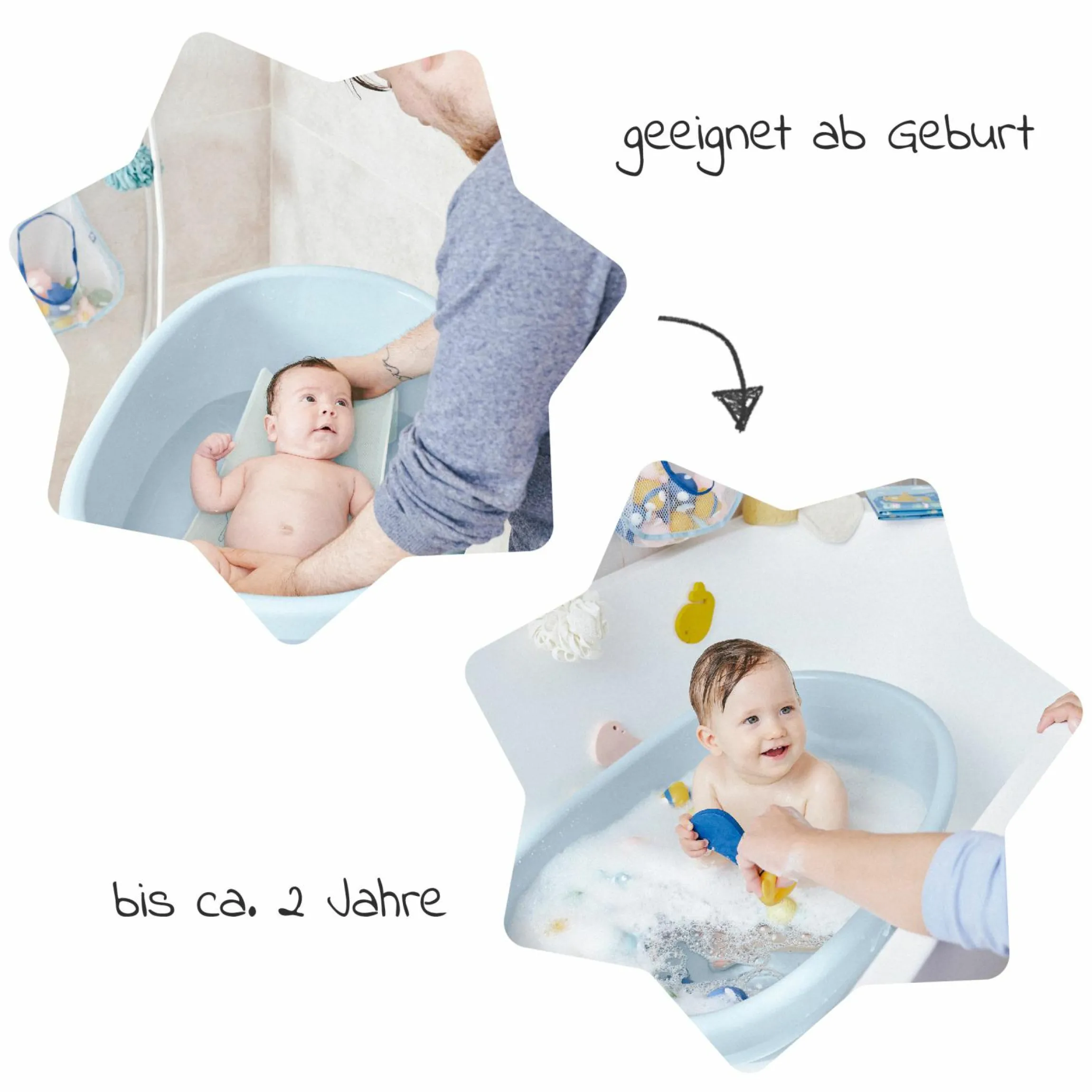 Baby-Badewanne - Kleiner Wal