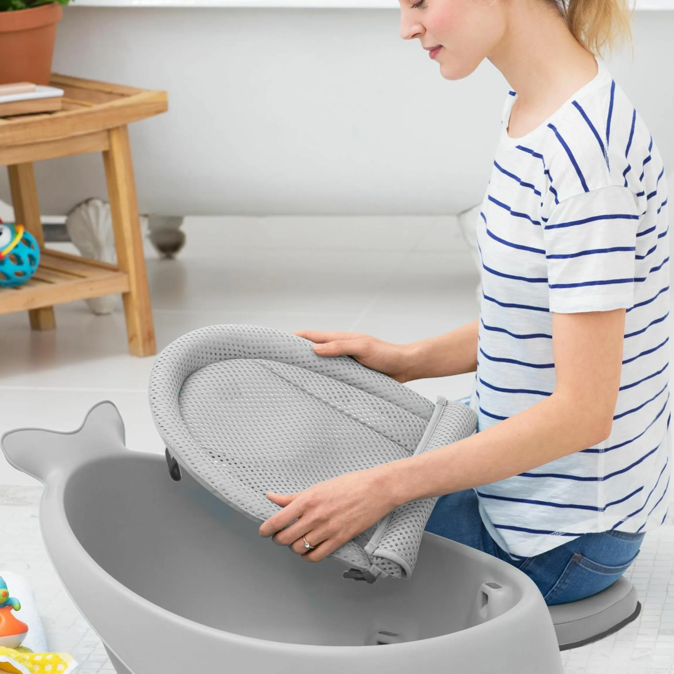 Baby-Badewanne Moby - Grau