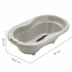 Baby-Badewanne Tilo - mit Anti-Rutschmatte - Cappuccino