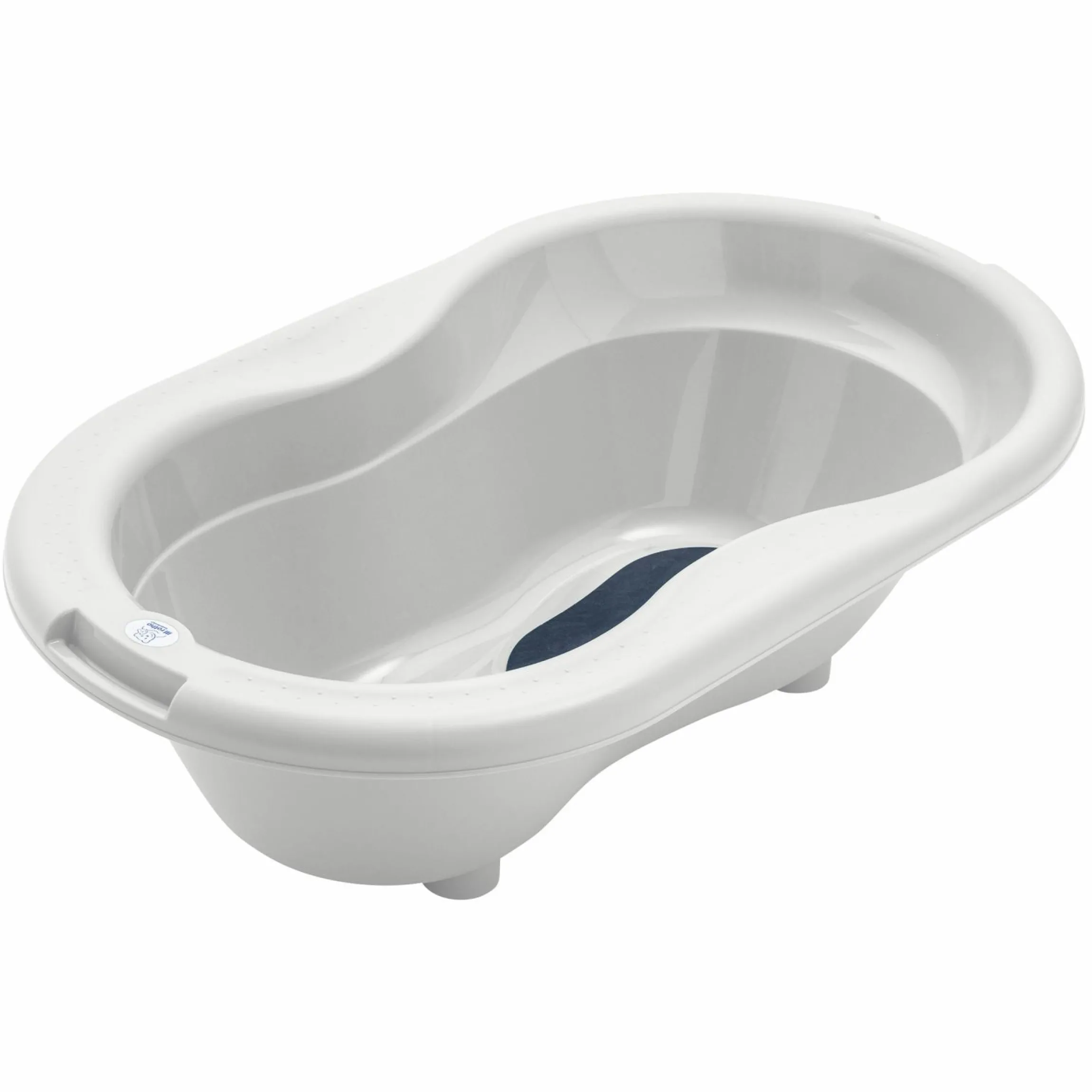 Baby-Badewanne Tilo - mit Anti-Rutschmatte - Mistletoe White