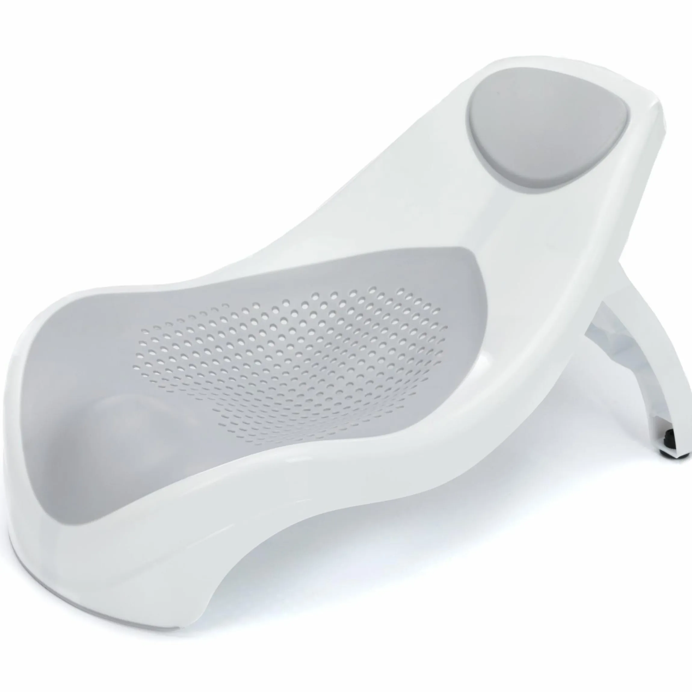 Baby-Badewannensitz Delfin mit ergonomischer Form - Grau
