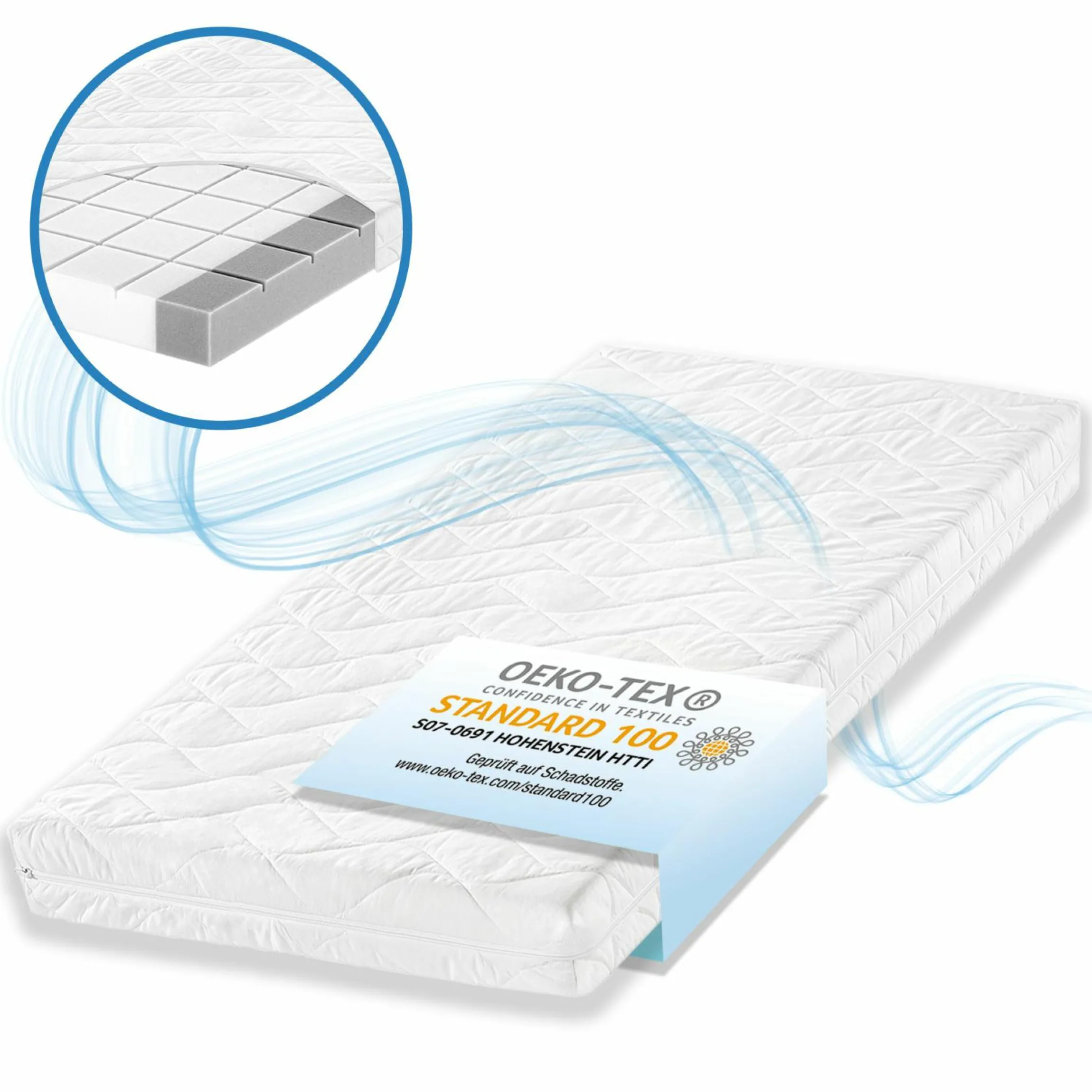 Babybett-Matratze Air Allround - 60 x 120 cm