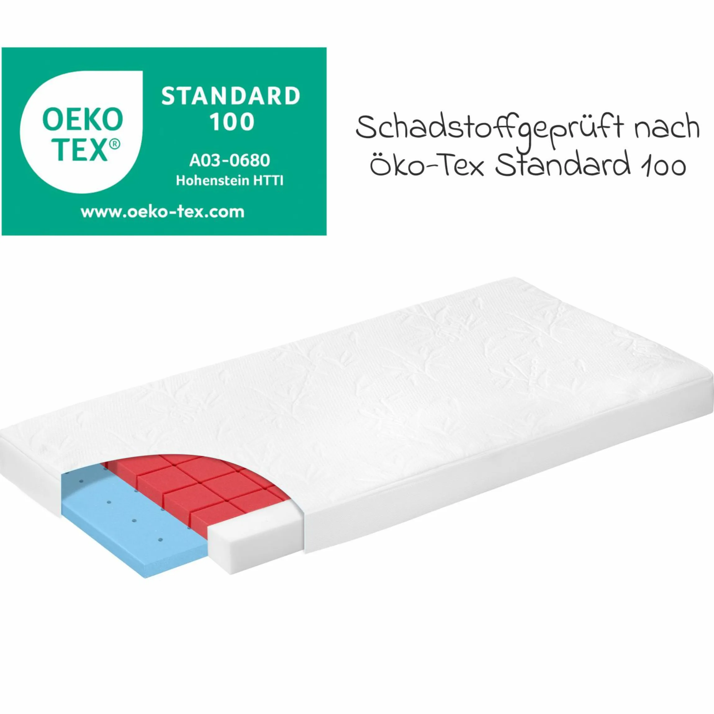 Babybett-Matratze Bamboo Pro 70 x 140 cm