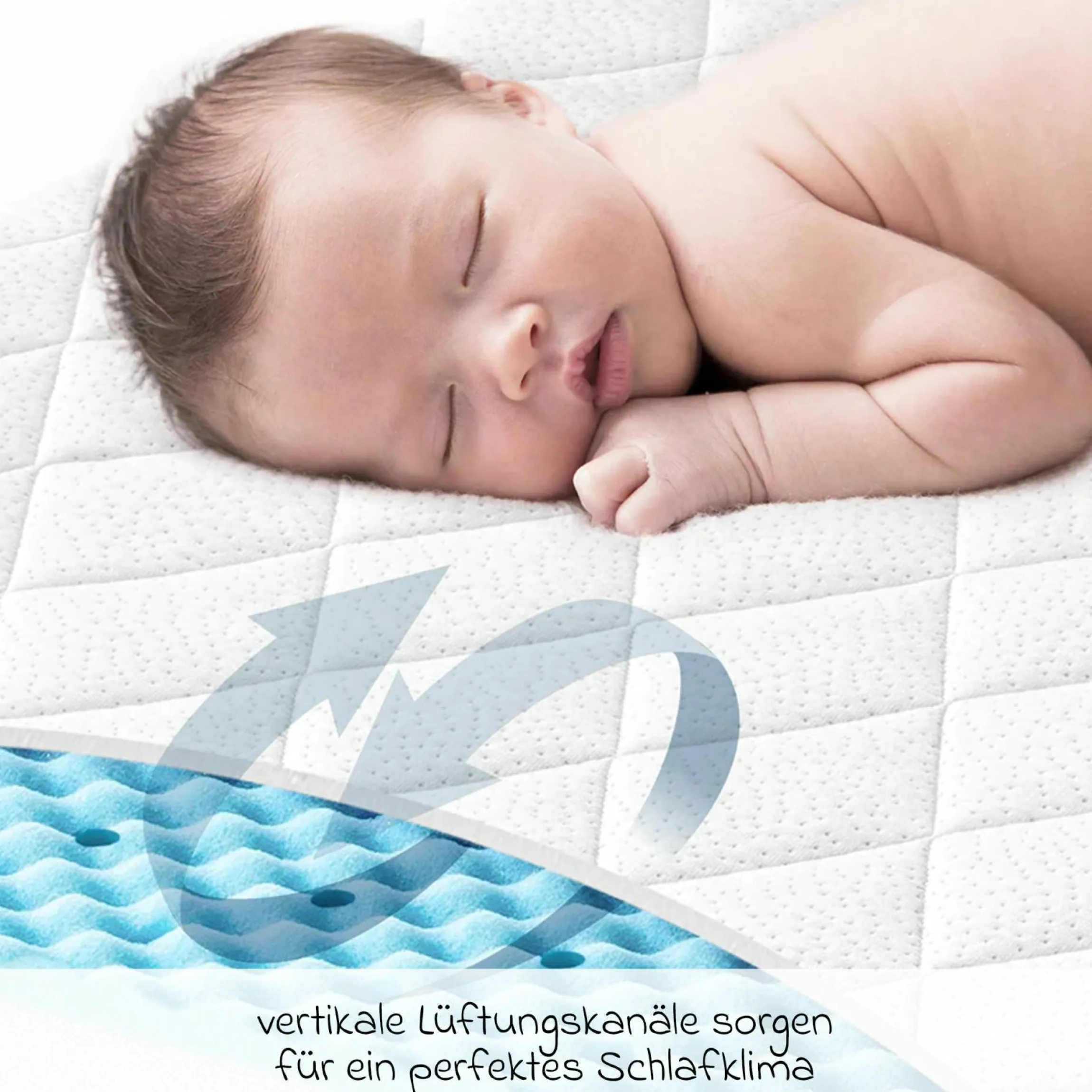 Babybett-Matratze Dr. Lübbe Air Premium 60 x 120 cm