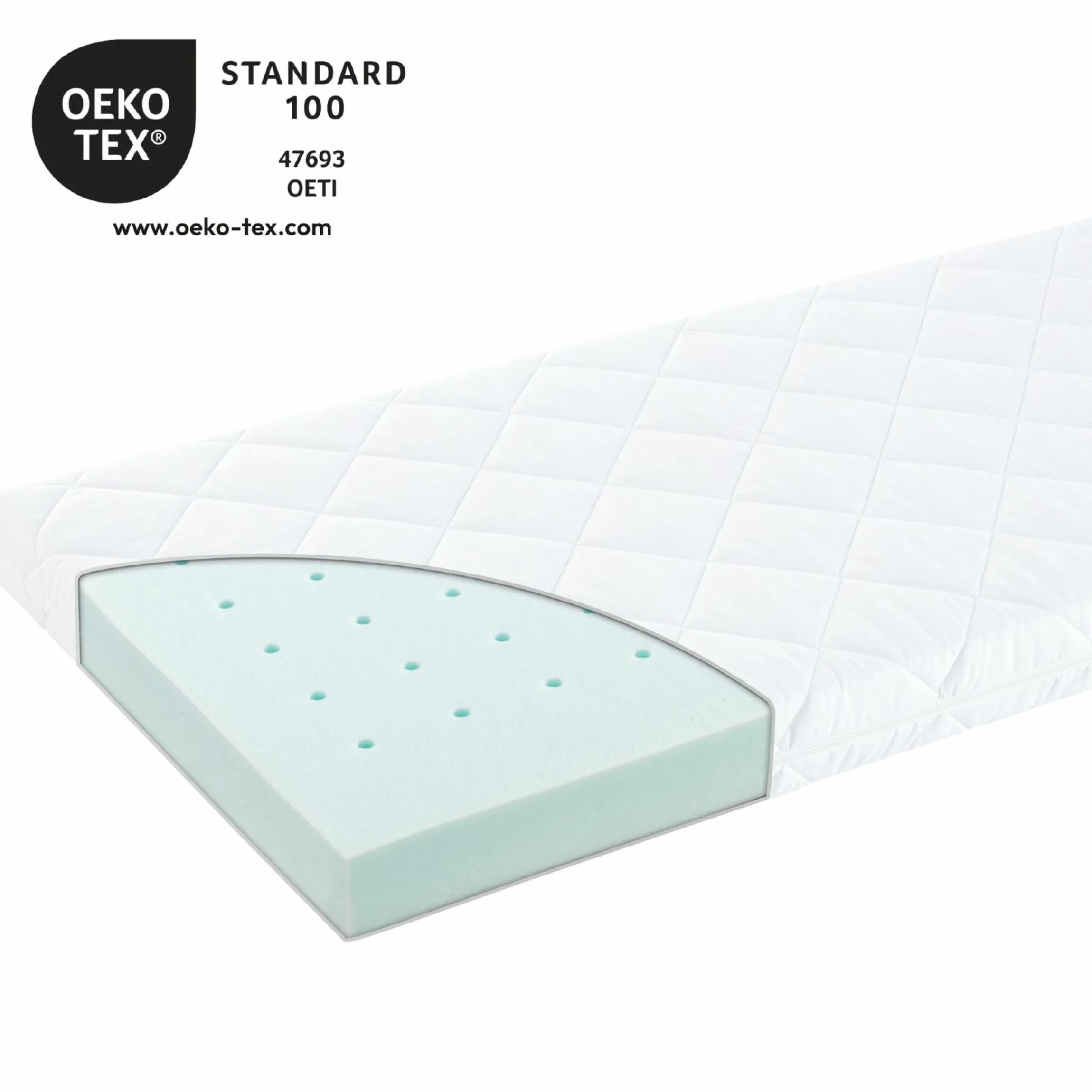 Babybett-Matratze Regenbogen 60 x 120 cm