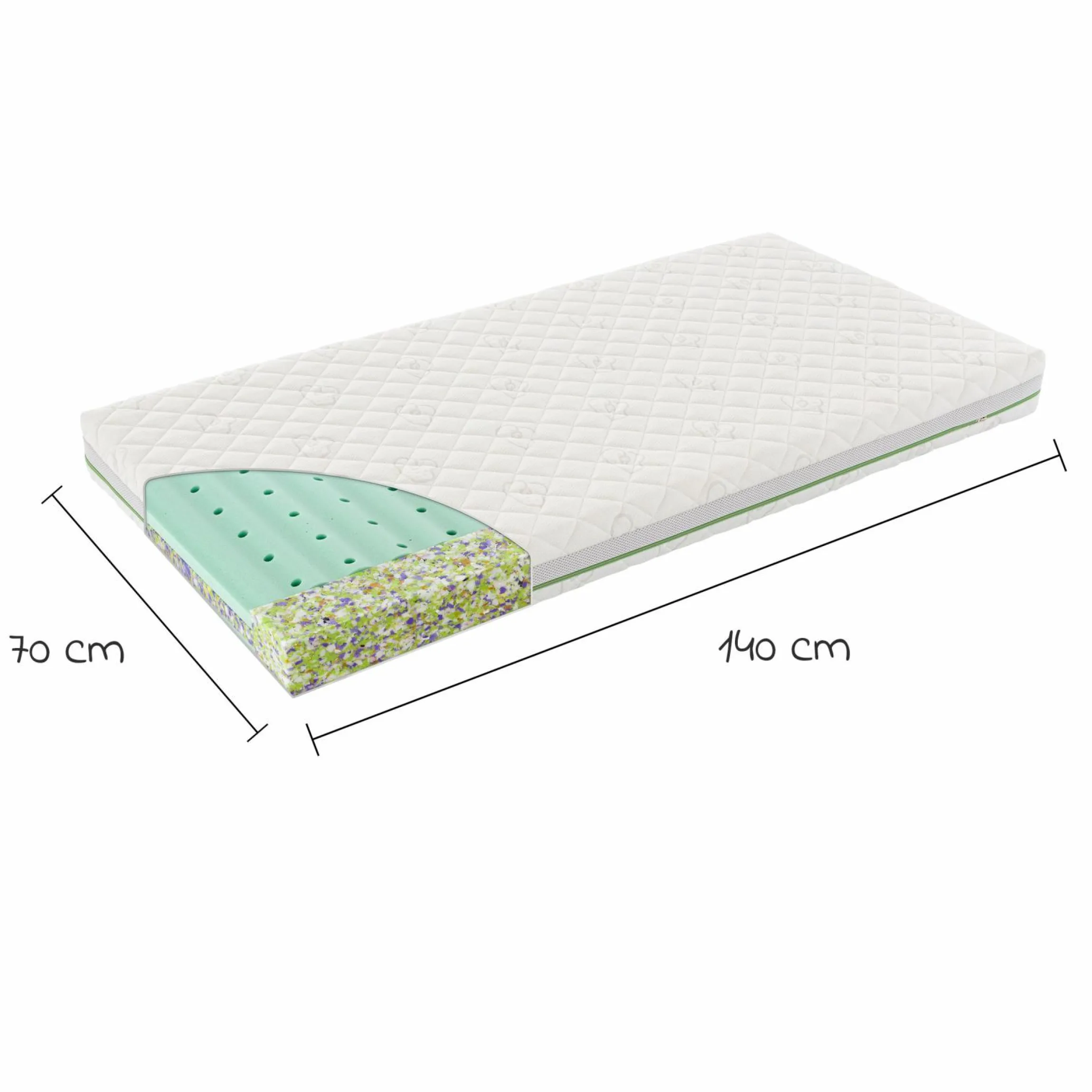Babybett-Matratze Wind 70 x 140 cm
