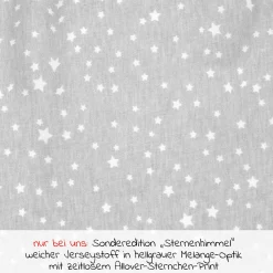 Babydecke / Kuscheldecke Jersey 75 x 100 cm - Sternenhimmel