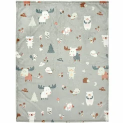 Babydecke Mikrofaser 75 x 100 cm - Baby Forest