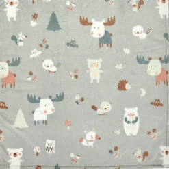 Babydecke Mikrofaser 75 x 100 cm - Baby Forest