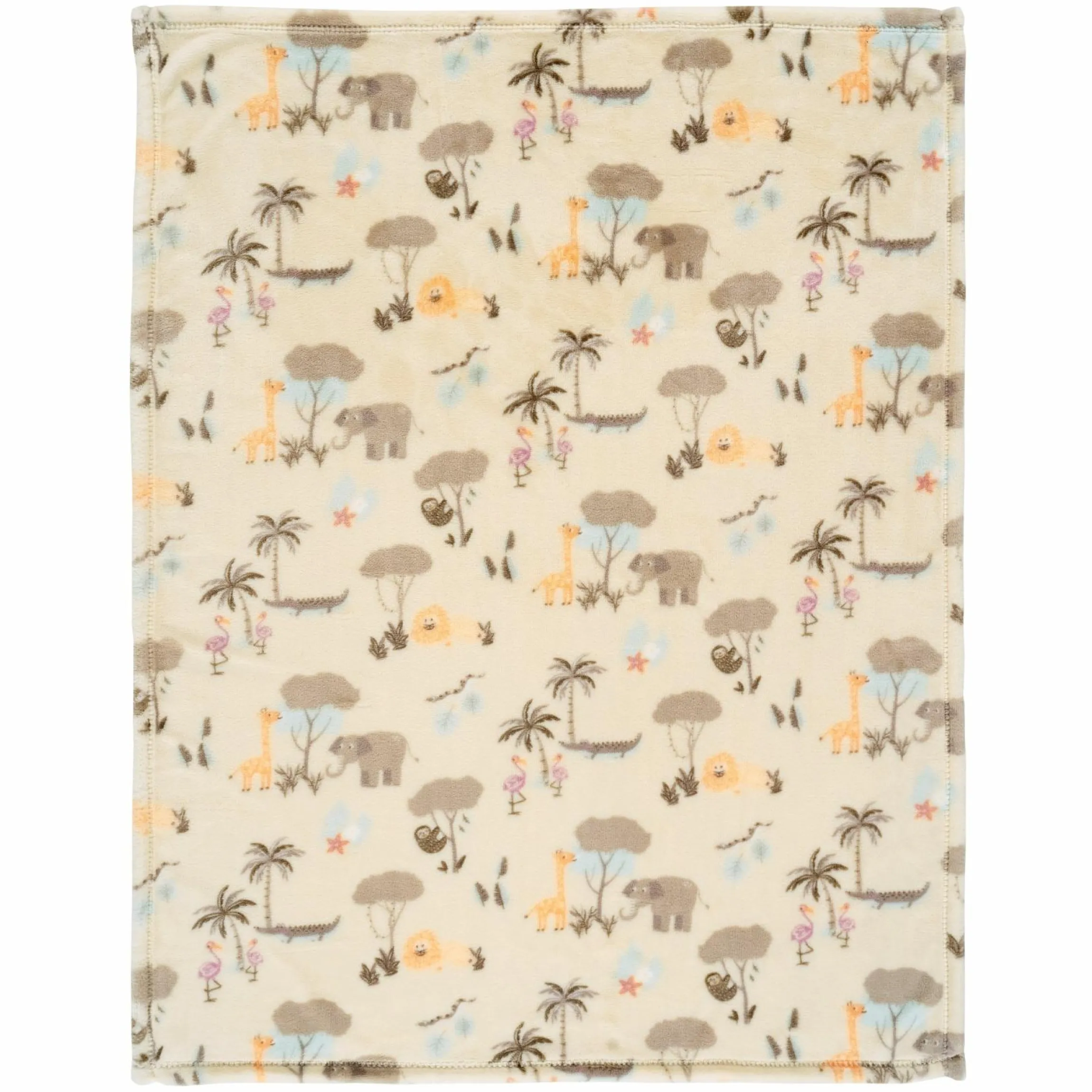 Babydecke Mikrofaser 75 x 100 cm - Jungle
