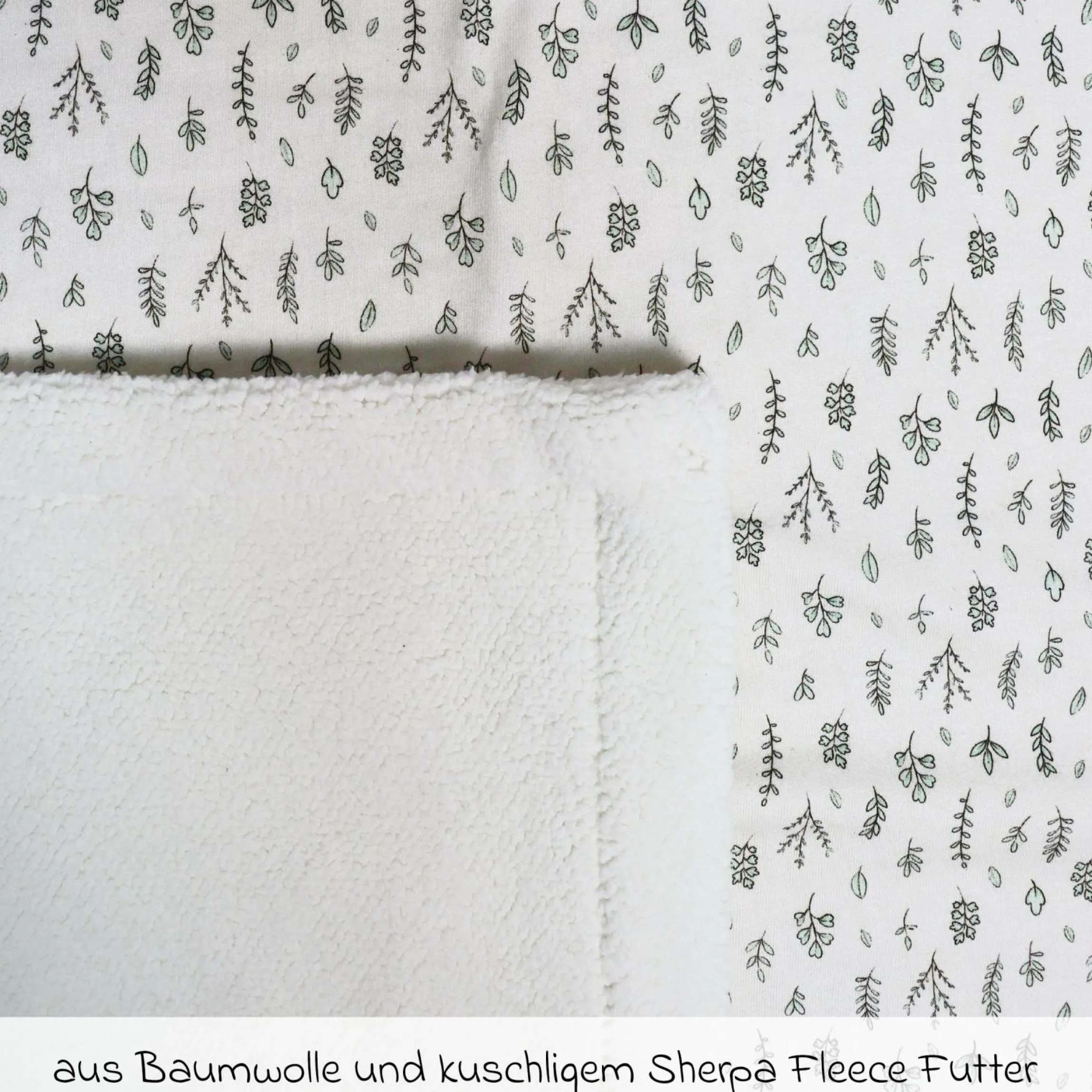 Babydecke Winter Jersey - Leave