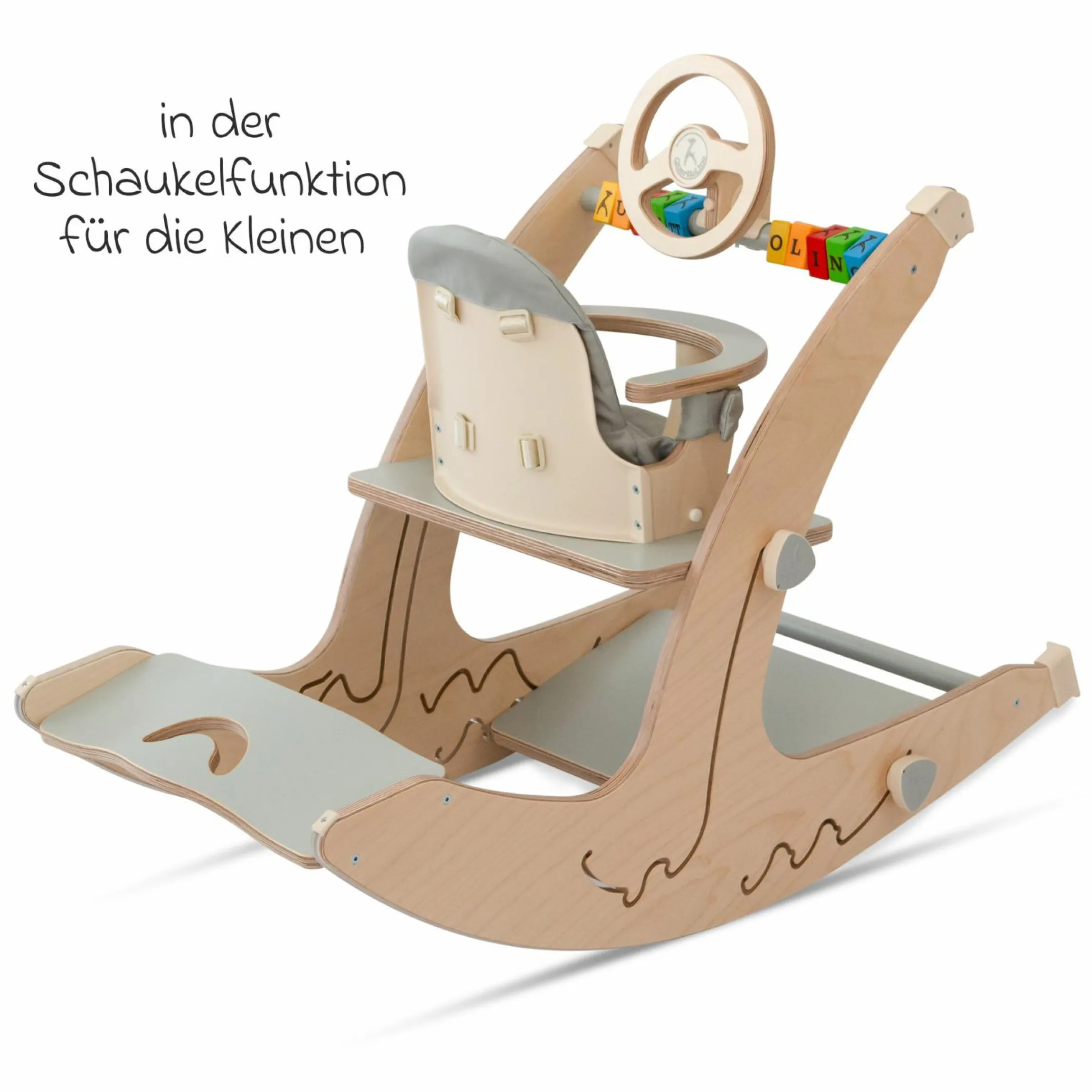 Babyeinsatz für Hochstuhl Quarttolino - Grau - Kollektion 2024