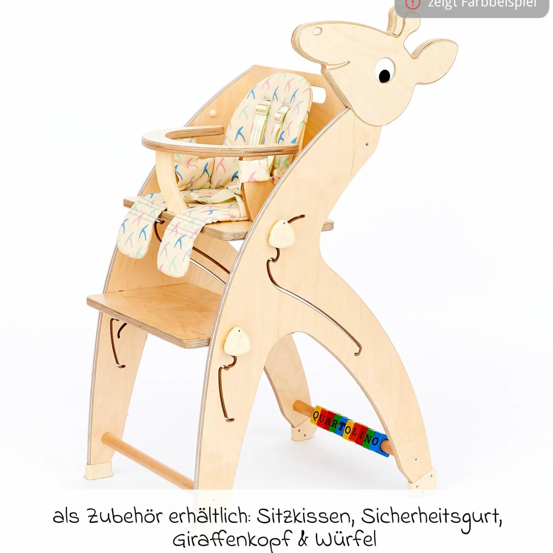 Babyeinsatz für Hochstuhl Quarttolino - Grau - Kollektion 2024