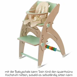 Babyeinsatz für Hochstuhl Quarttolino - Grün - Kollektion 2024