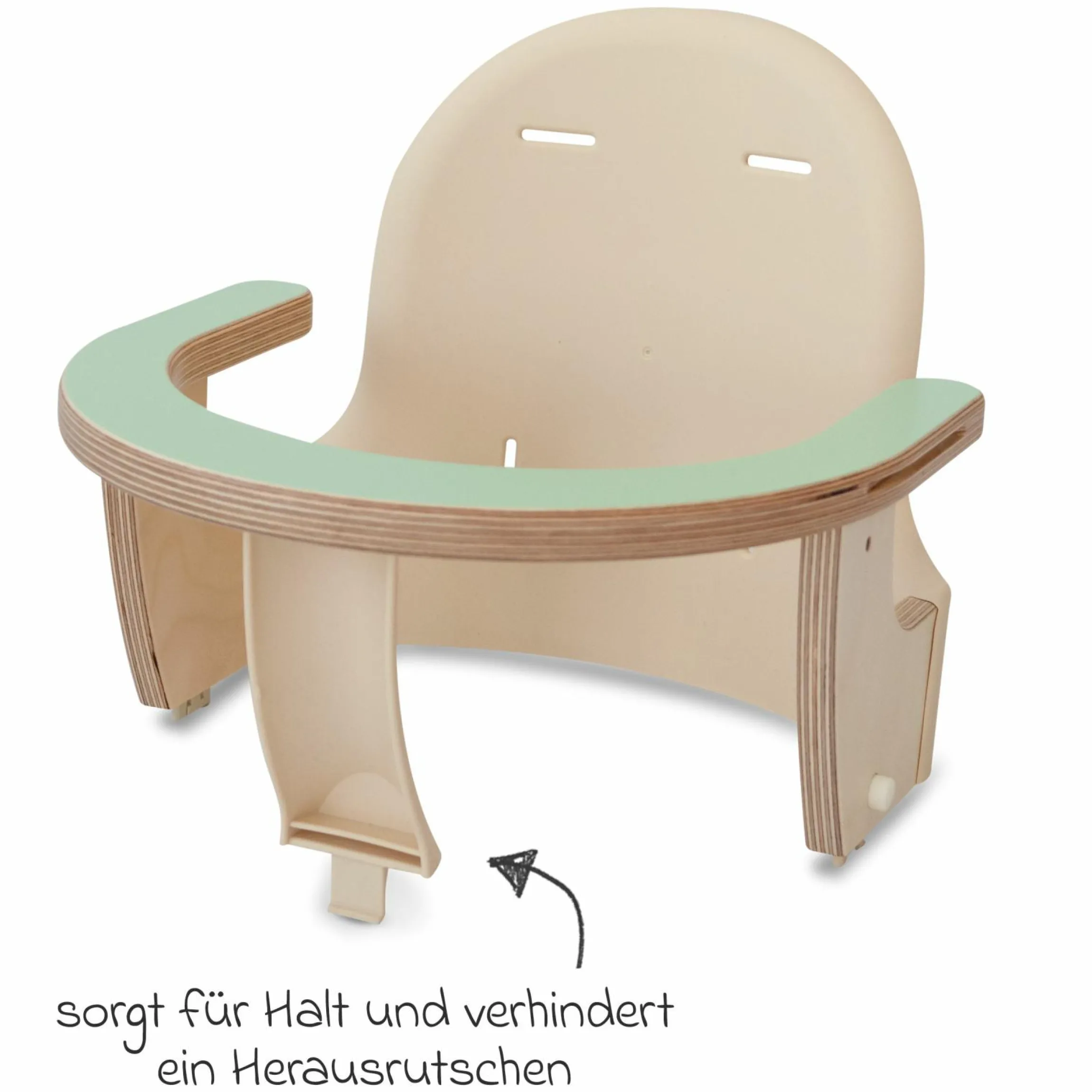 Babyeinsatz für Hochstuhl Quarttolino - Grün - Kollektion 2024