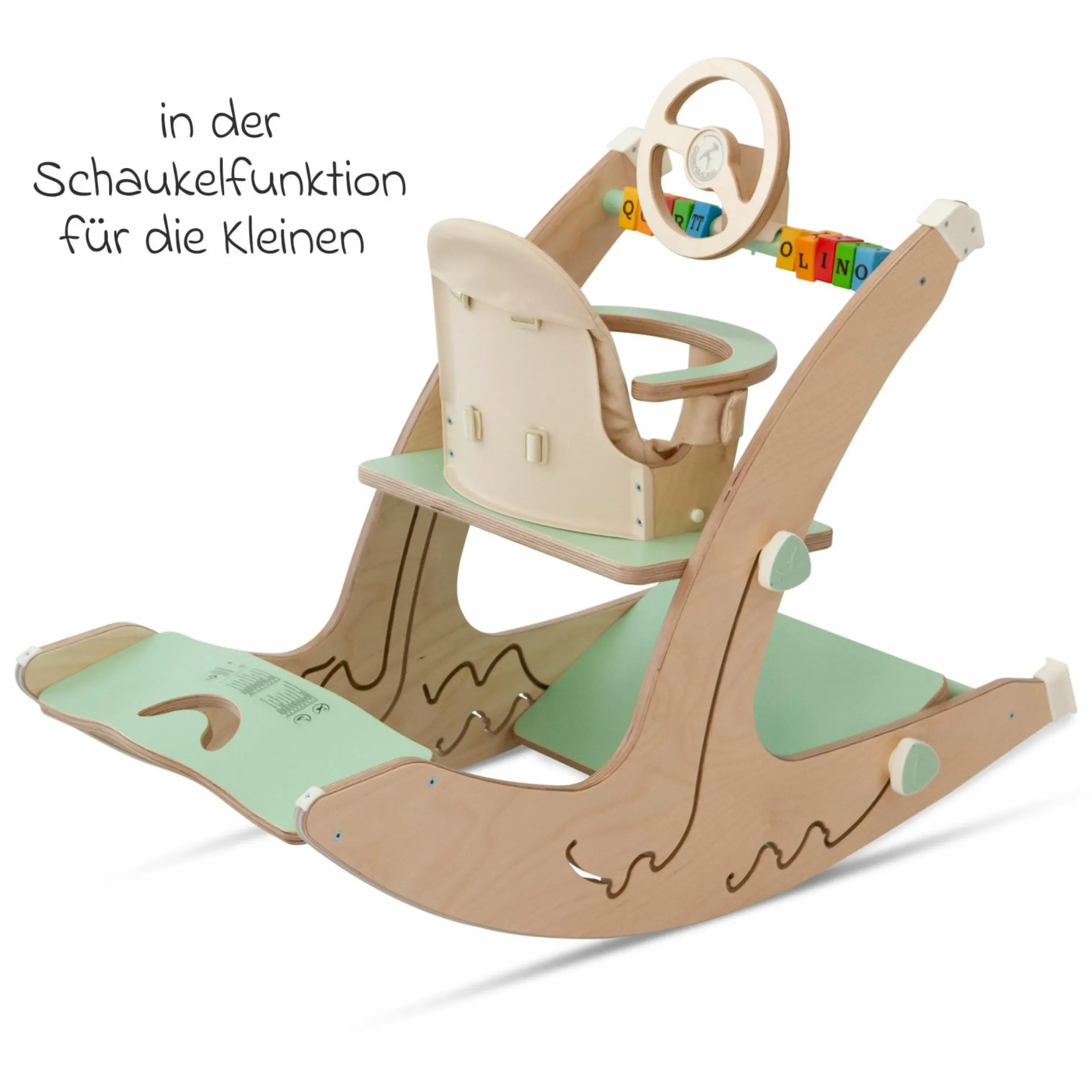 Babyeinsatz für Hochstuhl Quarttolino - Grün - Kollektion 2024