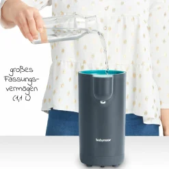 Babyflaschenzubereiter Milky Now + Gratis Milchpulverportionierer - Arctic Blue
