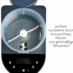 Babyflaschenzubereiter Milkeo® Plus - Vollautomat für Babys Fläschchen (dosieren + erhitzen + vermischen) - Nachtblau