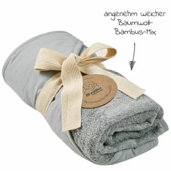 Baby-Kapuzenhandtuch 78 x 78 cm - Stone Grey