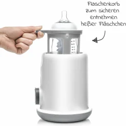 Babykostwärmer TurboFood - Weiß / Grau