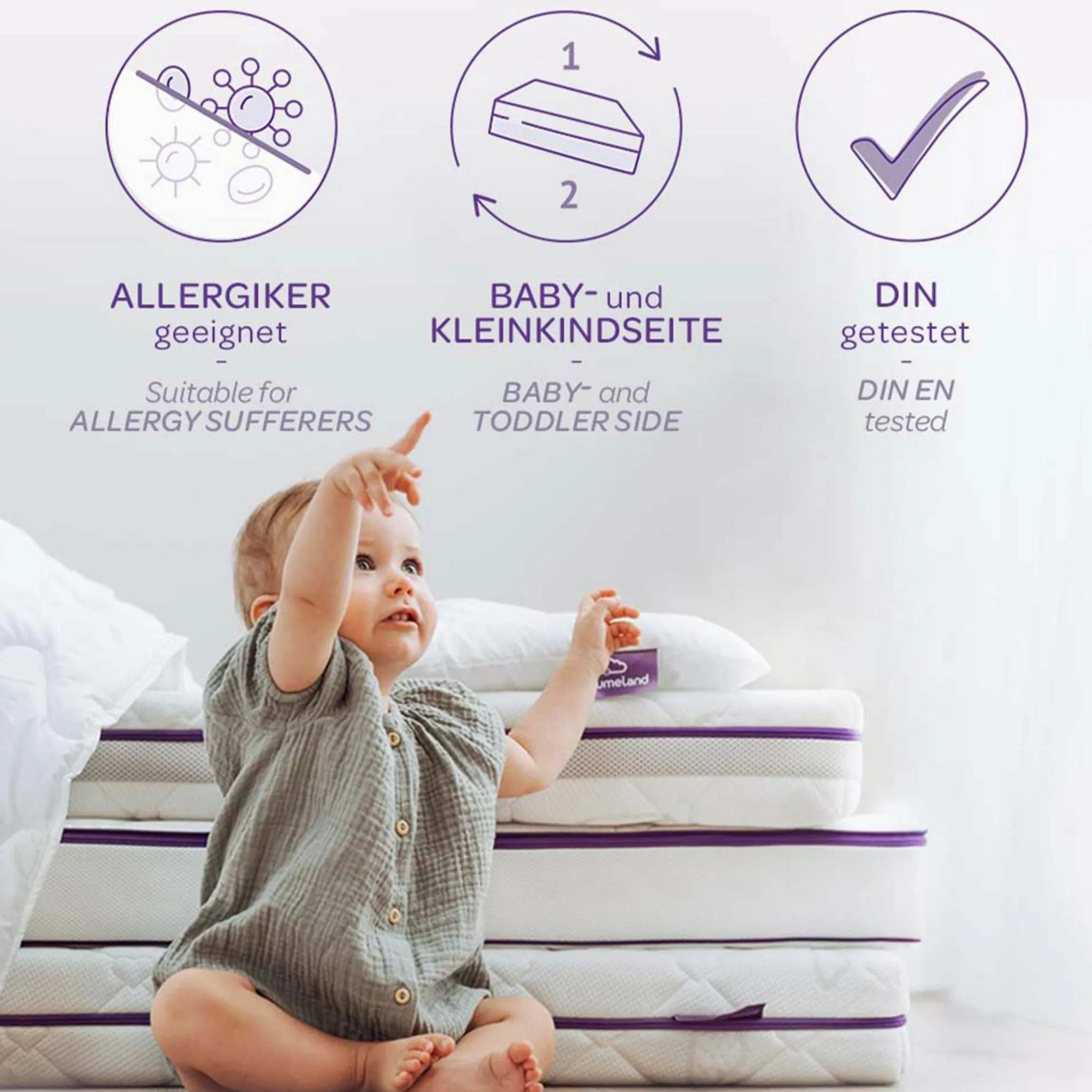 Babymatratze Brise - 70 x 140 cm