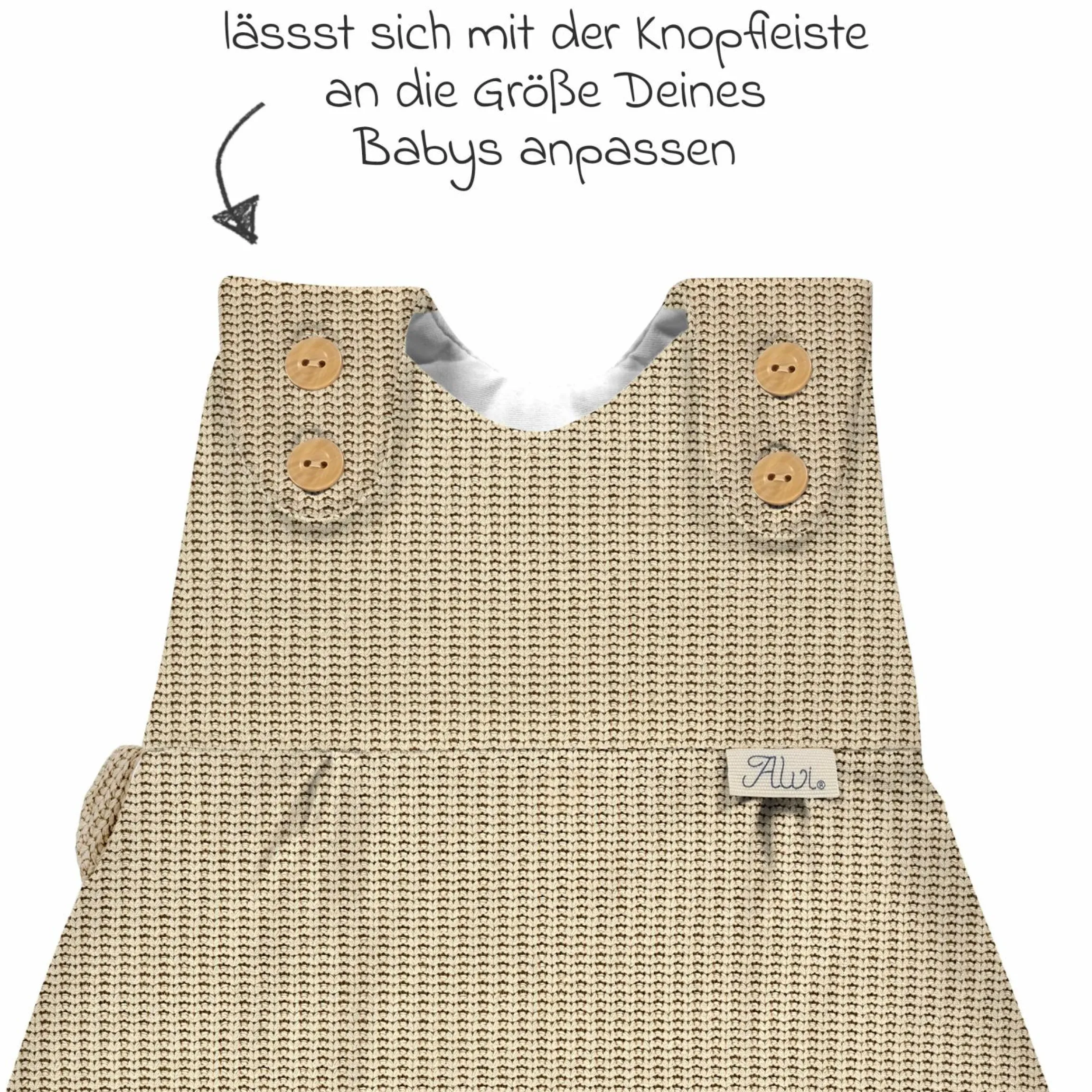Baby-Mäxchen Außensack - Knit - Gr. 50/56