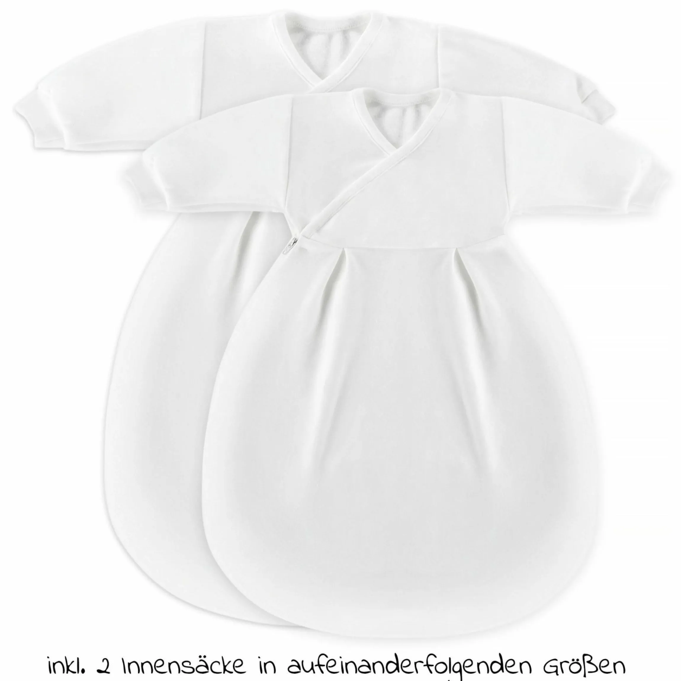 Baby-Mäxchen 3-tlg. - Faces Stripes Grey - Gr. 50/56