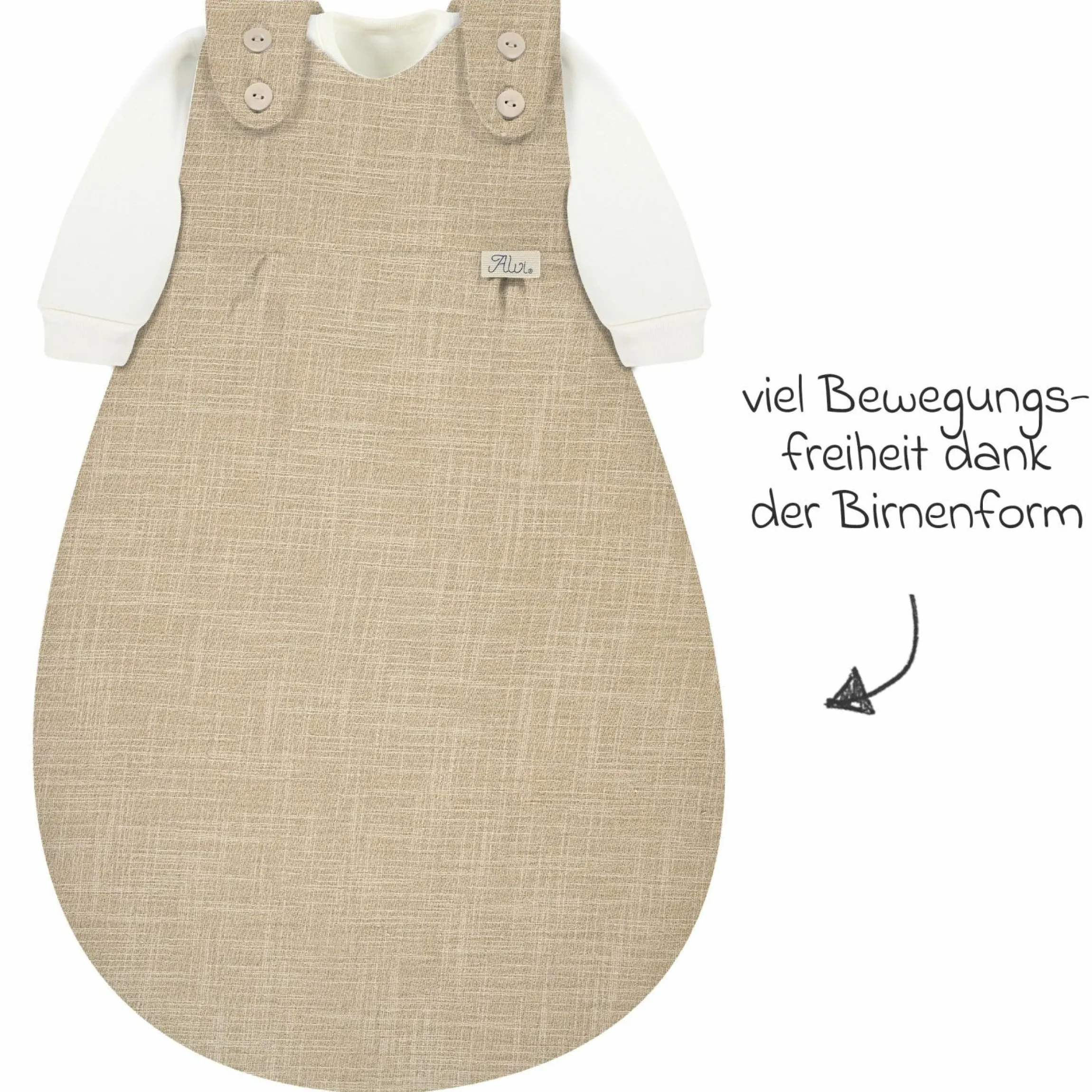 Baby-Mäxchen 3-tlg. - Slub Muslin - Gr. 50/56