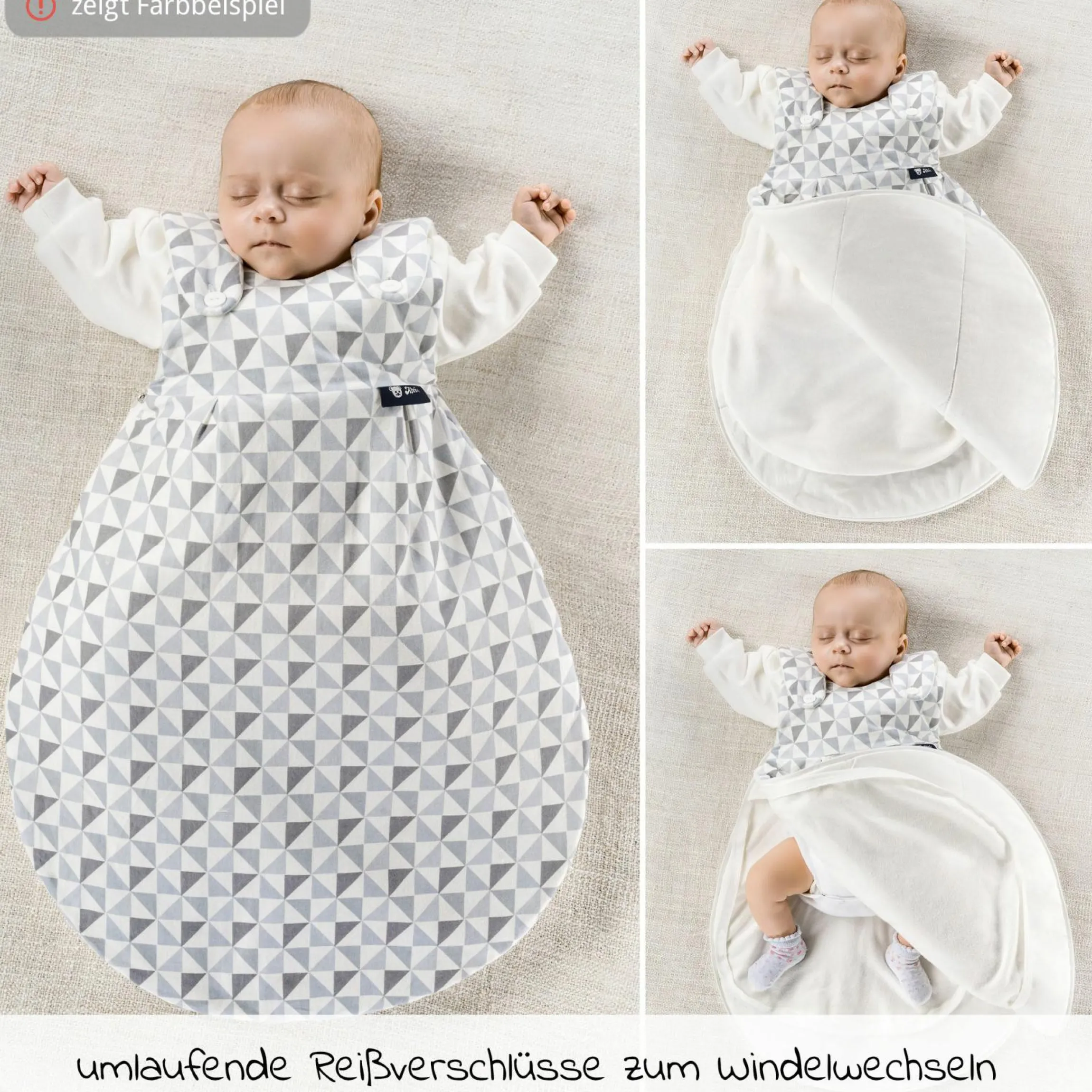 Baby-Mäxchen 3-tlg. Jersey - Sternenhimmel - Gr. 56/62