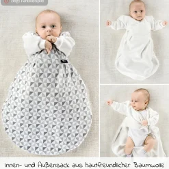 Baby-Mäxchen 3-tlg. Jersey - Sternenhimmel - Gr. 56/62