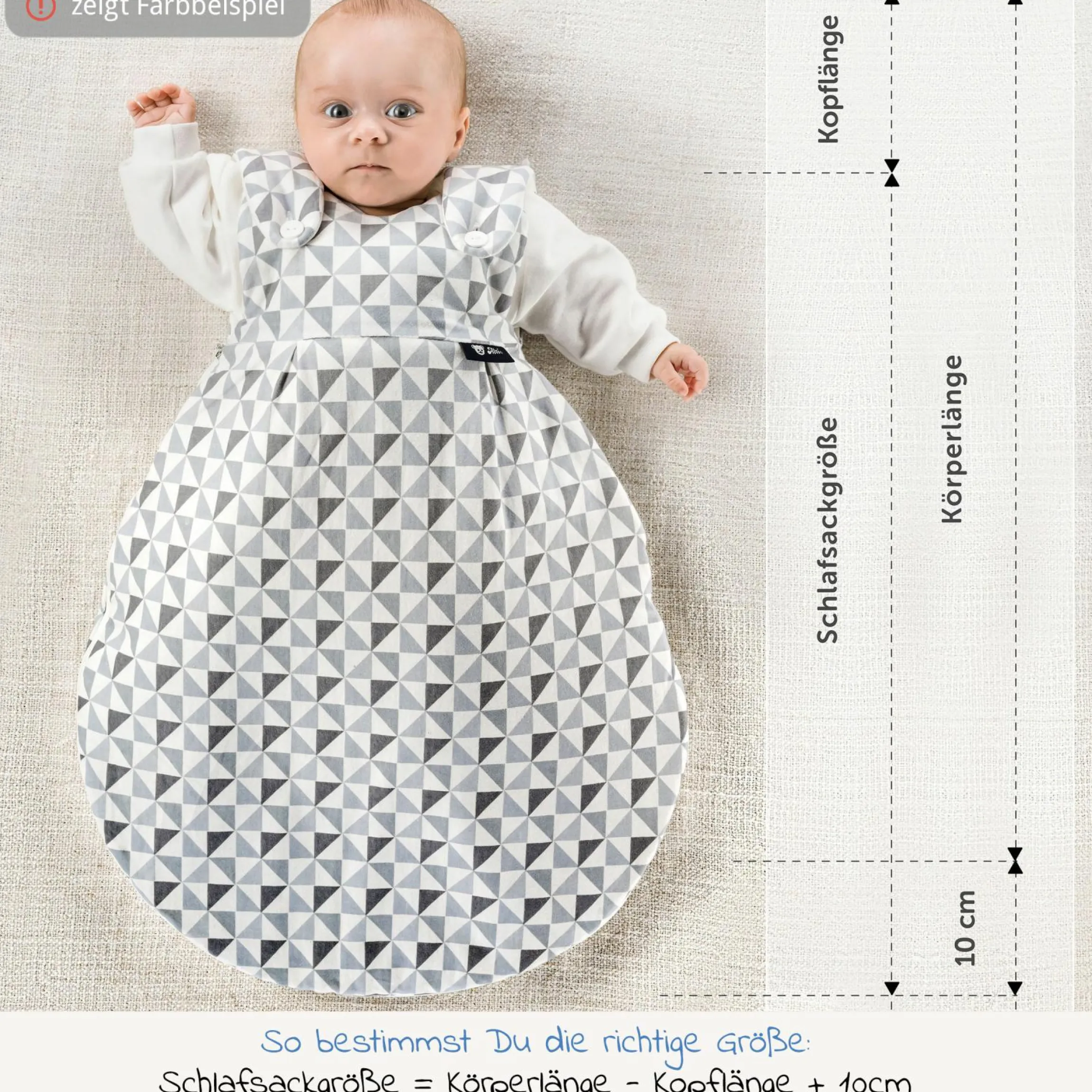 Baby-Mäxchen 3-tlg. Jersey - Sternenhimmel - Gr. 56/62