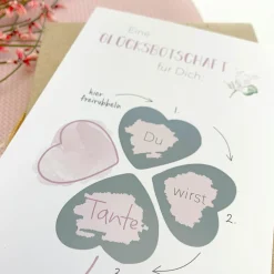 Baby-Rubbelkarte - Schwangerschaft - Du wirst Tante