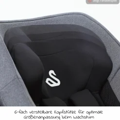 Babyschale Albert i-Size 1.2 ab Geburt - 18 Monate (40 cm - 85 cm, bis 13 kg) inkl. Neugeboreneneinlage, Sonnenverdeck & verstellbare Kopfstütze - Forest Fruits