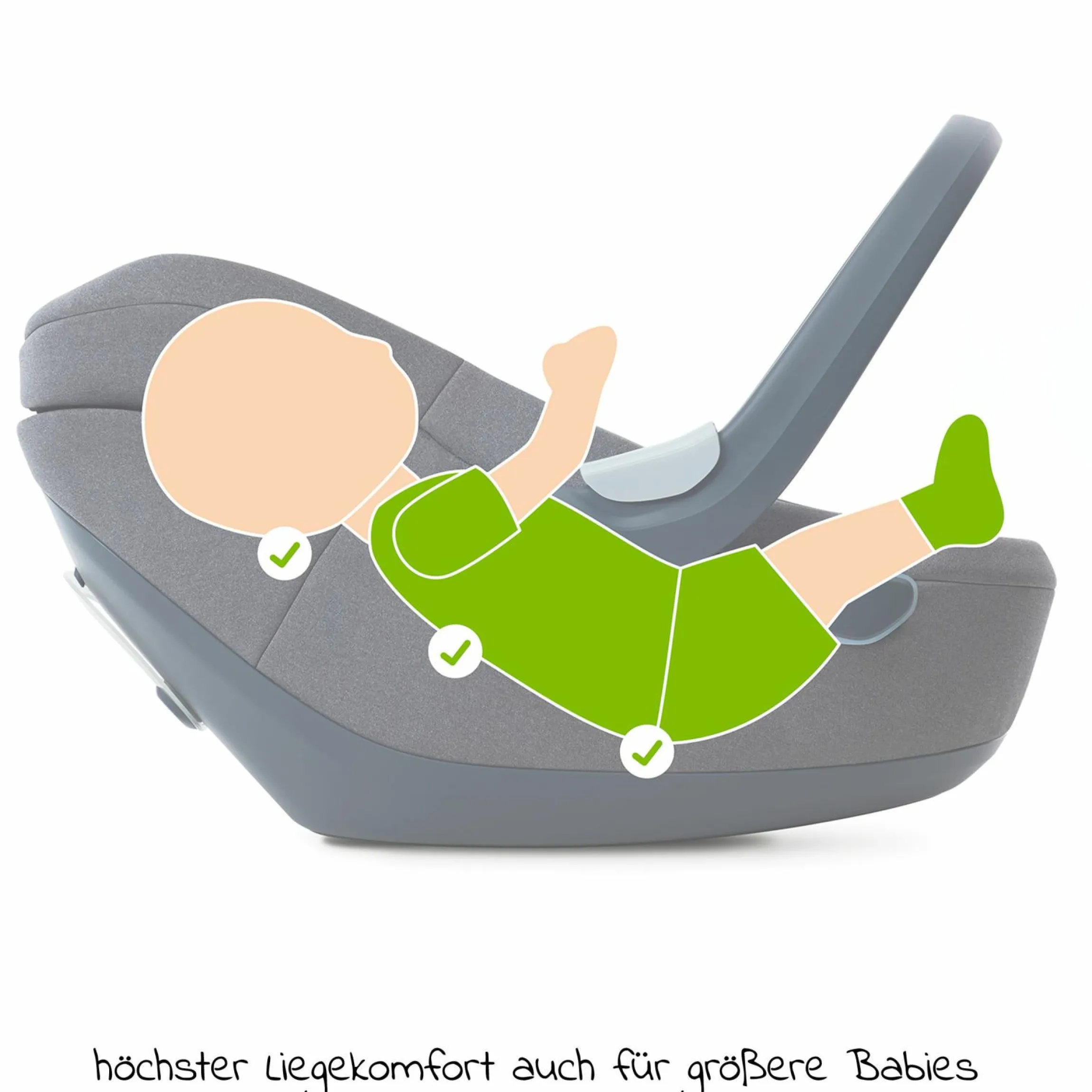 Babyschale Albert i-Size 1.2 ab Geburt - 18 Monate (40 cm - 85 cm, bis 13 kg) inkl. Neugeboreneneinlage, Sonnenverdeck & verstellbare Kopfstütze - Blueberry