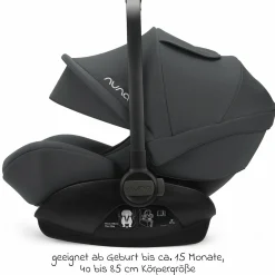 Babyschale ARRA next ab Geburt bis 13 kg (40 cm - 85 cm) inkl. Sitzverkleinerer & Sonnenverdeck nur 3,5 kg - Ocean