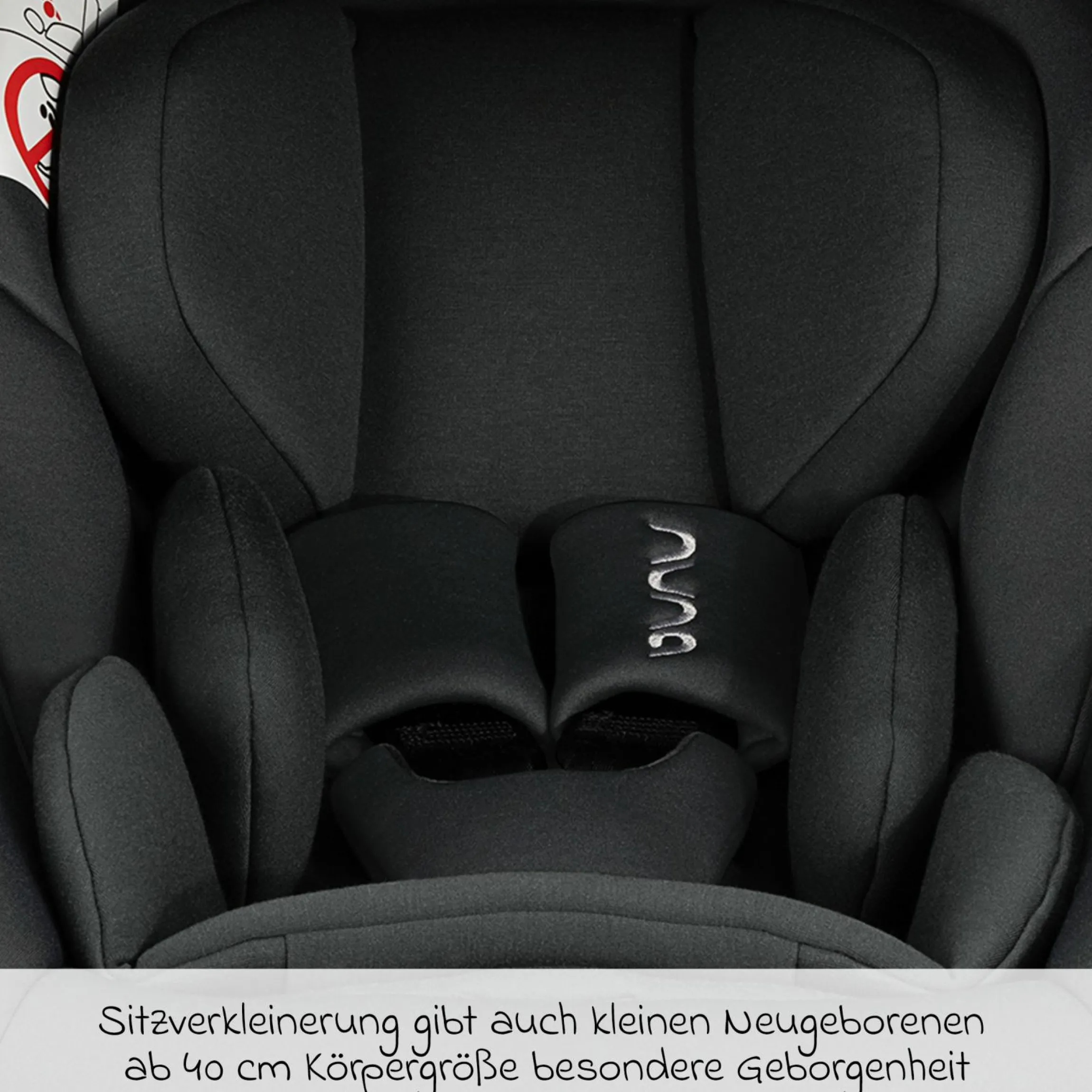 Babyschale ARRA next ab Geburt bis 13 kg (40 cm - 85 cm) inkl. Sitzverkleinerer & Sonnenverdeck nur 3,5 kg - Ocean