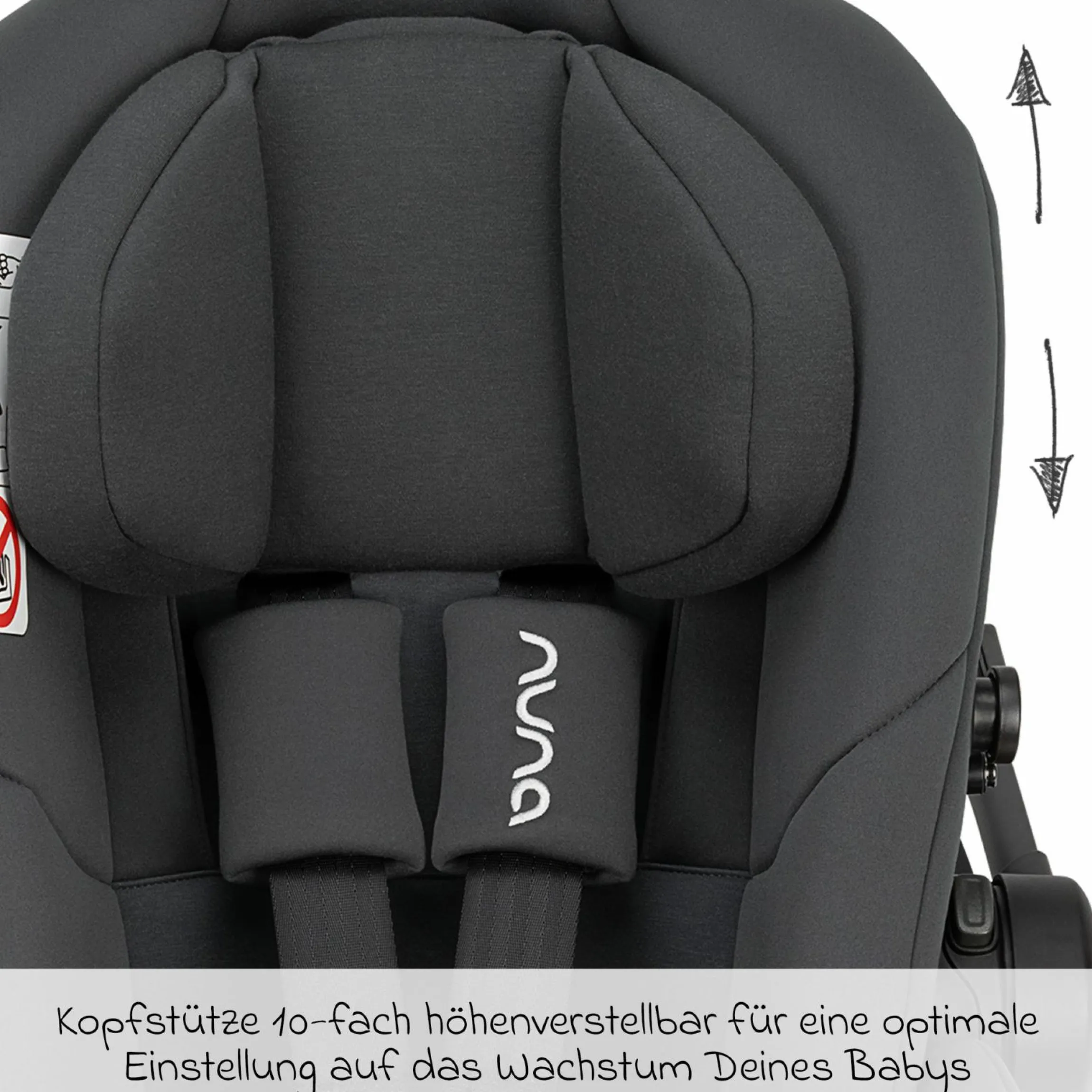 Babyschale ARRA next ab Geburt bis 13 kg (40 cm - 85 cm) inkl. Sitzverkleinerer & Sonnenverdeck nur 3,5 kg - Ocean