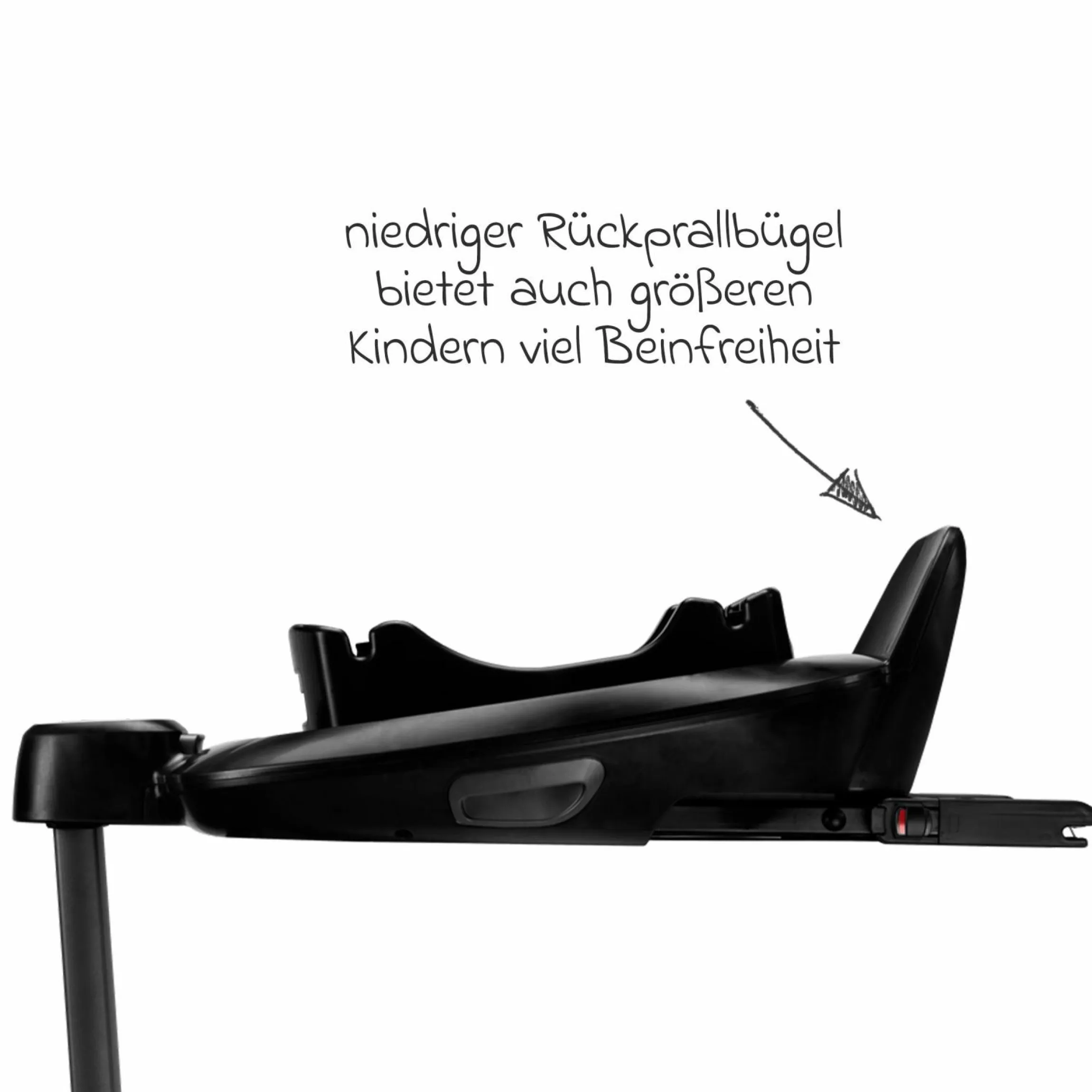 Babyschale ARRA next inkl. Base next ab Geburt bis 13 kg (40 cm - 85 cm) inkl. Sitzverkleinerer, Sonnenverdeck, Polsterschutz, Spieltier nur 3,5 kg - Caviar