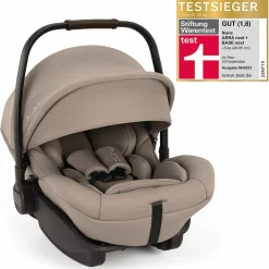 Babyschale ARRA next i-Size ab Geburt bis 13 kg (40 cm - 85 cm) Liegeposition 157° inkl. Sitzverkleinerer & Sonnenverdeck nur 3,5 kg - Cedar