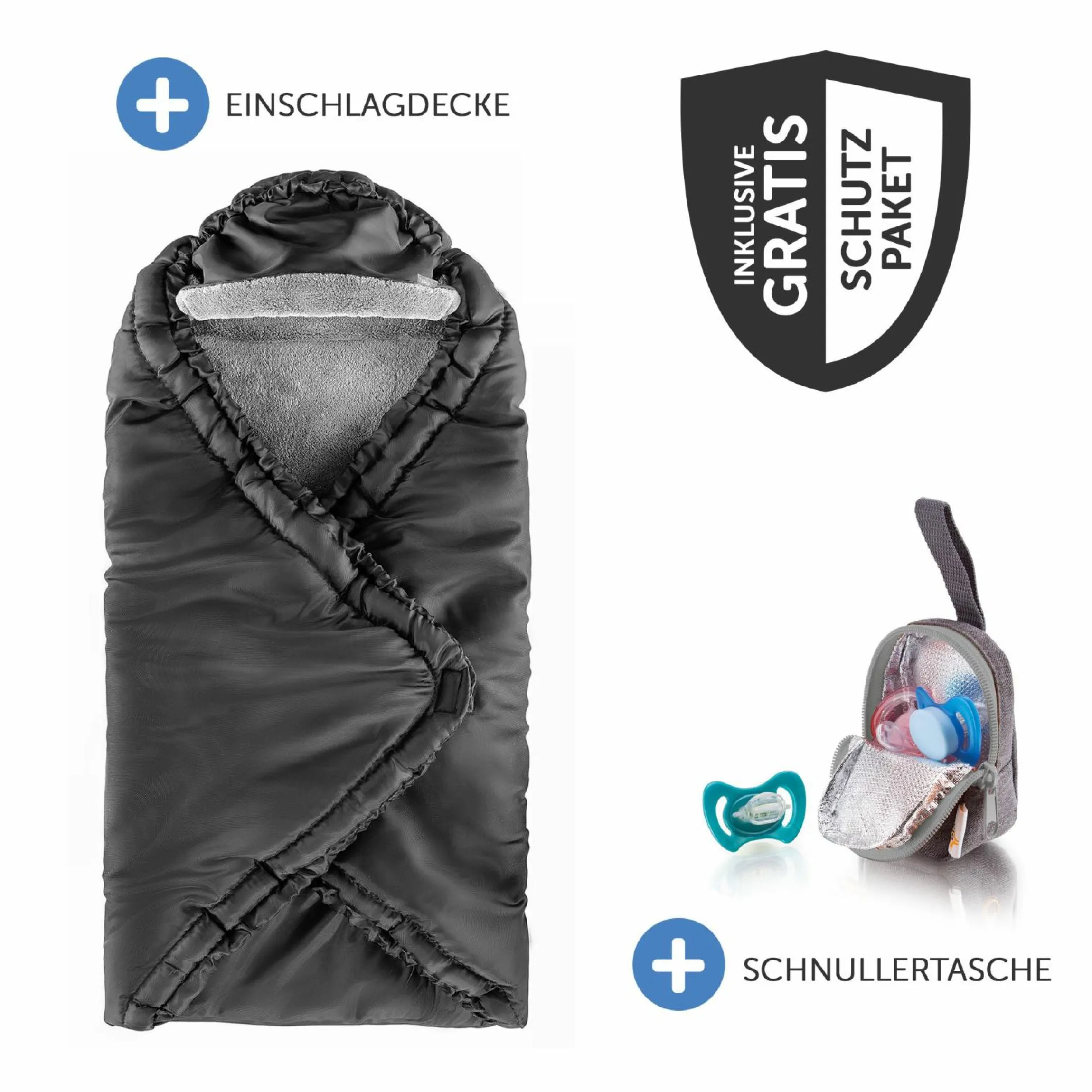 Babyschale CabrioFix i-Size ab Geburt-12 Monate (40-75 cm) inkl. Einschlagdecke & Schnullerbox - Essential Green - Kollektion 2025