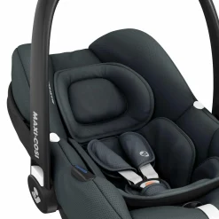 Babyschale CabrioFix i-Size ab Geburt - 12 Monate (40-75 cm) & Sitzverkleinerer, Sonnenverdeck - Essential Graphite - Kollektion 2025