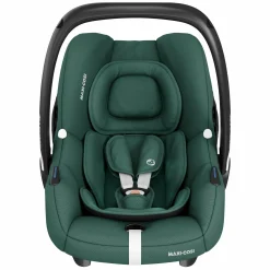 Babyschale CabrioFix i-Size ab Geburt - 12 Monate (40-75 cm) & Sitzverkleinerer, Sonnenverdeck - Essential Green - Kollektion 2025
