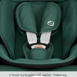 Babyschale CabrioFix i-Size ab Geburt - 12 Monate (40-75 cm) & Sitzverkleinerer, Sonnenverdeck - Essential Green - Kollektion 2025