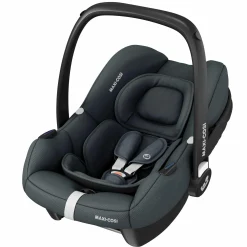 Babyschale CabrioFix i-Size ab Geburt - 12 Monate (40-75 cm) & Sitzverkleinerer, Sonnenverdeck inkl. Einschlagedecke Pusteblume - Essential Graphite - Kollektion 2025