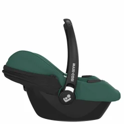 Babyschale CabrioFix i-Size ab Geburt-12 Monate (40-75 cm) i-Size Base, Einschlagdecke & Schnullerbox - Essential Green - Kollektion 2025
